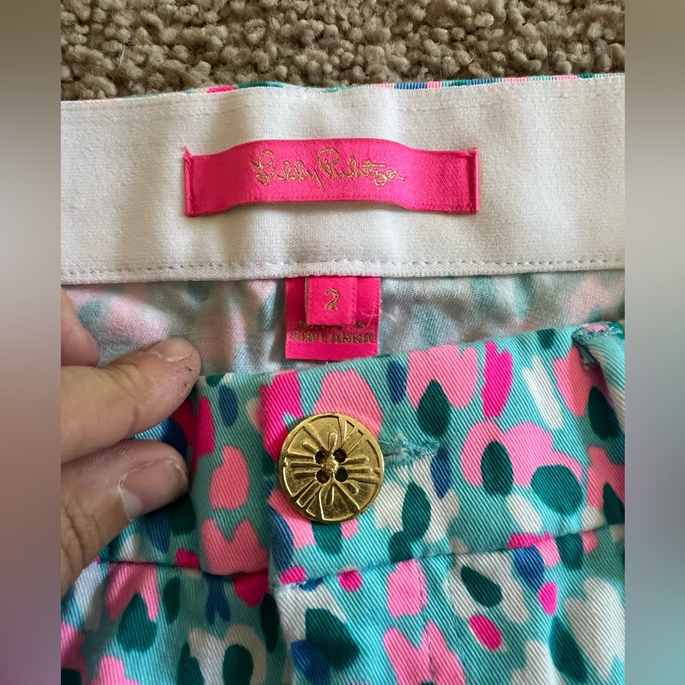 Lilly Pulitzer Multicolor Patterned Cropped Pants… - image 6